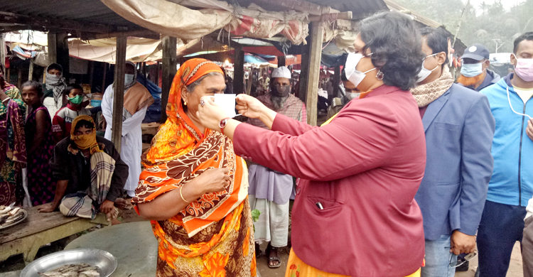 নাগরপুরে করোনা সংক্রামণ রোধ ও ফুটপাত দখল